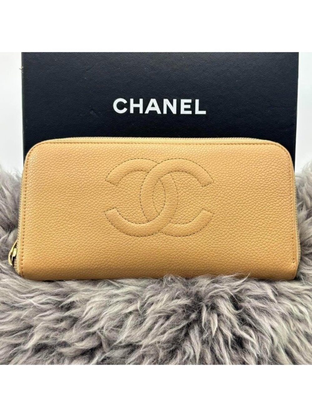 Chanel Wallet Coco Stitch Round